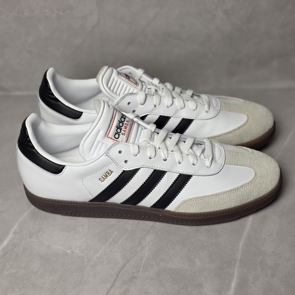 Adidas Samba White and Black Sneakers Unisex